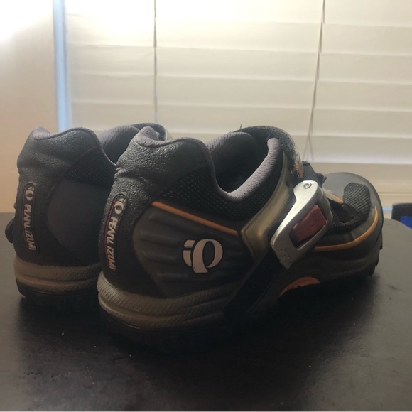Pearl Izumi X-Alp Enduro Men’s Black Orange Silver Cycling Shoes Size EU 40/7US - Picture 9 of 12